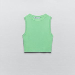 NEVER WORN GREEN TANK TOP